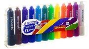 Набор восковых мелков 12 цветов Bondibon ВВ3464