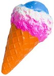 Сквиши М-м-мняшка игрушка-антистресс Рожок мороженное 1Toy Т15870