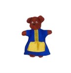 Домашний кукольный театр Шагающая кукла Медведица 10 см