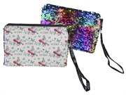 Косметичка детская Lukky с пайетками хамелеон и принтом Т16303