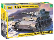Немецкий танк Т-IV E Сборная модель масштаб 1/35 Звезда 3641