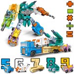 Набор Трансформеры Трансботы L боевой расчет ПВО Передвижной ЗРК Панцер 5 цифр, 5 знаков 1Toy Т16174