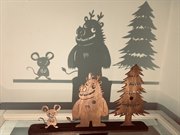 Театр теней набор фигур и декораций к спектаклю Груффало Крошки в окошке НФ-Г-19