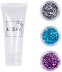 Набор косметики Lucky Сделай свой гель с блёстками для волос цвет: фиолетовый, серебряный, бирюзовый Только для девочек Детская косметика