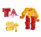 Губка-бот Lingvo Zoo робот трансформер трансбот Зообот английские буквы S T Лингво Зоо 1Toy