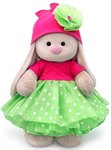 Зайка Ми в платье с пышной юбкой из органзы мягкая игрушка Басик и компания 25 см BUDI BASA StS-302