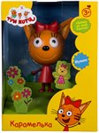 Котенок Карамелька фигурка пластиковая 15 см со звуком Три кота 1TOY Т16180