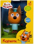 Котенок Коржик фигурка пластиковая 15 см со звуком Три кота 1TOY Т16181