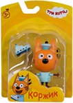 Котенок Коржик фигурка пластиковая 7,6 см Три кота 1TOY Т16176