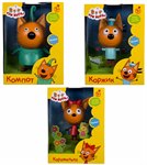 Фигурка пластиковая Котенок 15 см со звуком 1 шт Три кота 1TOY Т17703