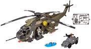 Большой вертолет с солдатиками свет звук Chap Mei 540059
