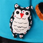 Собака Ваксон в футболке с совой мягкая игрушка Басик и компания 29 см BUDI BASA Vaks29-011