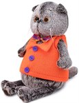 Кот Басик в вязаном жилете мягкая игрушка 30 см BUDI BASA Ks30-103