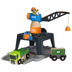 Smart Tech BRIO Подъёмный кран деревянной железной дороги БРИО 33962