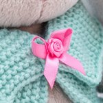 Зайка Ми в жилете мягкая игрушка Басик и компания 18 см BUDI BASA SidS-297