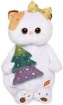 Кошка Ли-Ли с елочкой мягкая игрушка Басик и компания 24 см BUDI BASA LK24-017
