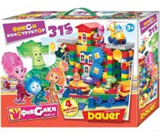 Bauer Пластмассовый конструктор серии ФИКСИ Фиксики Нолик Симка Папус Мася 315 деталей