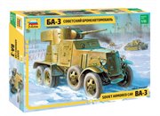 Советский бронеавтомобиль Ба-3 обр. 1934 г. Сборная модель масштаб 1/35 Звезда 3546