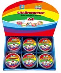 СЛАЙМФОРМЕР эластичный кинетический песок 3 формочки 200 гр в баночке 1TOY Т16545