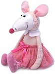 Крыса Лола балерина в розовом мягкая игрушка Басик и компания 31 см BUDI BASA Ms31-021