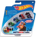 Мотофристайл набор из 4-х мотоциклов с трюковыми модулями Hot Wheels Т16719