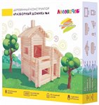 Деревянный конструктор Лесовичок Разборный домик №4 200 элементов les 004