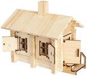 Деревянный конструктор Лесовичок Новый Домик №1 90 элементов les 027