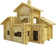 Деревянный конструктор Лесовичок Разборный домик №6 355 элементов les 006