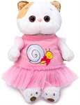 Кошка Ли-Ли в платье с улиткой мягкая игрушка Басик и компания 24 см BUDI BASA LK24-042
