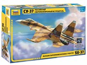Российский сверхманевренный истребитель Су-37 Сборная модель самолета масштаб 1/72 Звезда 7241