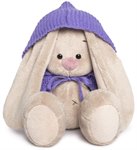 Зайка Ми в сиреневом пончо мягкая игрушка Басик и компания 15 см BUDI BASA SidX-247
