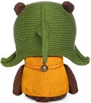 Медведь Федот в шапочке и свитере мягкая игрушка 15 см Лесята BUDI BASA LE15-071