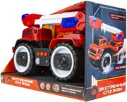 Машинка Подъемник пожарный фрикционная Экстренные службы 1TOY Т16947