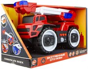 Машинка Подъемник пожарный фрикционная Экстренные службы 1TOY Т16947