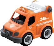 Машинка-конструктор Экспресс доставка Сити-сервис на дистанционном управлении с шуруповертом, звук 1TOY Т16969