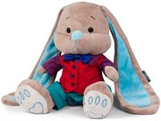 Зайка Жак в красной жилетке мягкая игрушка 25 см в подарочной упаковке Jack&Lin