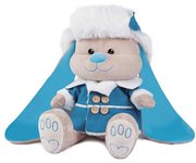 Зайка Жак в дубленке и шапке мягкая игрушка 25 см в подарочной упаковке Jack&Lin