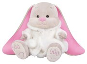 Зайка Лин в шубке мягкая игрушка 25 см в подарочной упаковке Jack&Lin