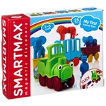 Магнитный конструктор SmartMax Мой первый Поезд с животными Bondibon 25 деталей ВВ2196
