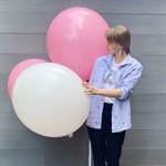 Воздушный шар 30" Белый пастель 4 шт. Sempertex