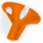 Розетка универсальная для крепления воздушного шарика 100 шт. цвет оранжевый