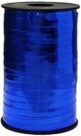 Лента для воздушных шариков металлизированная 0,5 см х 250 м синяя