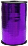 Лента для воздушных шариков металлизированная 0,5 см х 250 м фиолетовая