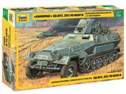 Немецкий бронетранспортер Sd.Kfz.251/10 AUSF B с 37-мм орудием «Ханомаг» Сборная модель масштаб 1/35 Звезда 3588