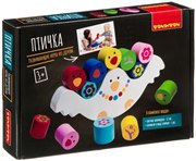 Птичка Деревянная развивающая игра балансир Bondibon ВВ4195