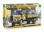 Немецкий тяжелый грузовик L 4500 с деревянной кабиной Сборная модель масштаб 1/35 Звезда 3647