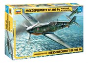 Немецкий истребитель «Мессершмитт» BF-109 F4 сборная модель самолета масштаб 1/48 Звезда 4806