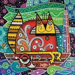 Кот-мореход DaVICI деревянные пазлы 7-05-06-135