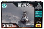 Немецкий линкор "Бисмарк" Сборная модель корабля масштаб 1/1200 Звезда 9204