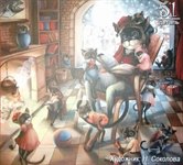 Кошкин домик Фигурный деревянный пазл 51 деталь Нескучные Игры 8167